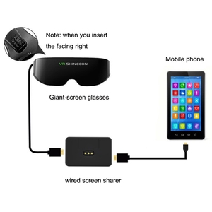 Lunettes de réalité virtuelle 2D ultra-minces AI08 <span class=keywords><strong>2023</strong></span>, réelles 4K HD - Product Image 3