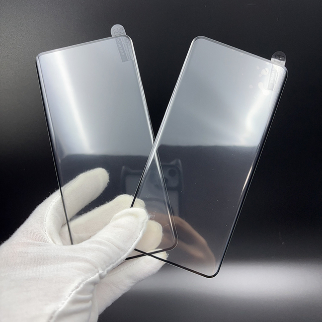 For Oppo  12 Pro+ Full Adhesive Protective Film Curved Full Glue Tempered Glass Screen Protector Hard Glass for Realme 14 Pro+