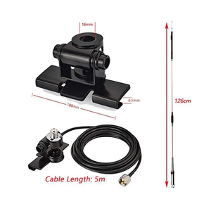 Stainless <b>Steel</b> Car Roof Antenna Base Mount Tilt <b>Angle</b> Adjust Mounting <b>Bracket</b> for Mobile Car Without Cable - Product Image 2