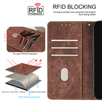 Étui portefeuille en cuir pour iPhone 18 Pro Max, étui de protection professionnel pour iPhone 17 16 Samsung S26 Ultra S25 S24 A16, type livre