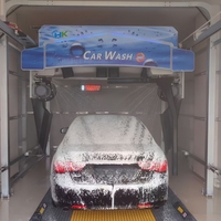 Machine de lavage de voitures automatique sans contact de haute qualité avec contrôle PLC pour agences