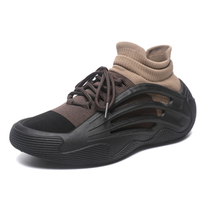 <span class=keywords><strong>Scarpe</strong></span> da Passeggio Estive Casual da <span class=keywords><strong>Donna</strong></span> Comode Slip-on in Maglia Fly Knit Nera di Alta Qualità con Dettagli Rosa - Product Image 2