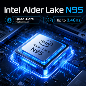 โน้ตบุ๊คราคาประหยัด ใหม่เอี่ยม ขนาด 15.6 นิ้ว Quad Core 16GB+128GB/256GB/512GB/1TB Intel N95 สแกนลายนิ้วมือ เหมาะสำหรับธุรกิจ สำนักงาน เล่นเกม และนักเรียน - Product Image 3