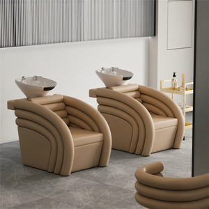 Nuevo Diseño de Moda: Sillón Lavacabezas Semi-Reclinable para Salón de Belleza - Product Image 2