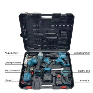 ชุดสว่าน<span class=keywords><strong>ไร้</strong></span><span class=keywords><strong>สาย</strong></span>แบบพกพา 18V <span class=keywords><strong>24V</strong></span> ชุดคอมโบ เครื่องมือไฟฟ้า ชุดไขควงไฟฟ้า <span class=keywords><strong>สว่าน</strong></span>ไฟฟ้า ชุดเครื่องมือ สำหรับแบตเตอรี่ <span class=keywords><strong>Makita</strong></span> - Product Image 6
