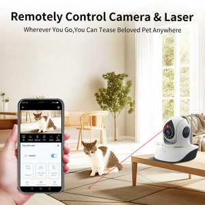 Nouvelle Caméra de Surveillance Intelligente pour Animaux de Compagnie 3MP avec Vision Nocturne, Contrôle à Distance Mobile, Interactivité Automatique et Audio Bidirectionnel – Jouet Amusant - Product Image 2