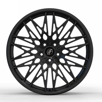 Jantes forgées Yufei multi-rayons en maille 20x9.0 20x10 décalées 5x112 noir brillant monobloc pour CLS320 C E S Class