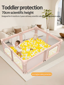 Corrales de juegos plegables <span class=keywords><strong>para</strong></span> bebés, bolígrafo portátil <span class=keywords><strong>para</strong></span> interiores y exteriores, valla de seguridad <span class=keywords><strong>para</strong></span> jugar en el suelo, parque infantil <span class=keywords><strong>para</strong></span> niños - Product Image 5