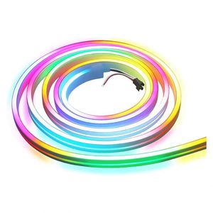 BRIGHT <b>RGB</b> LED Neon Light Strip Remote <b>Control</b> DMX Silicone IP67 Landscape Lighting 3-Year Warranty DC24V Dimmable - Product Image 1