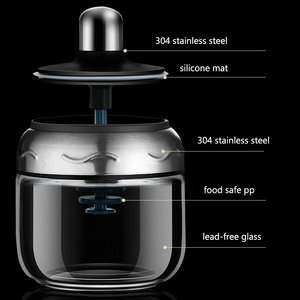 Aeofa 300ml 4 in 1 vaso di spezie in vetro di lusso nuovo Design con etichette a cucchiaio - Product Image 4