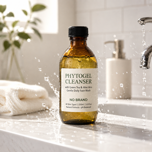 Limpiador Facial Phytogel Sin Marca 150ml, Lavado Facial Diario Suave con Té Verde y Aloe Vera, Sin Perfume, Limpieza Profunda para Todo Tipo de Piel - Product Image 4