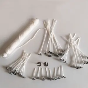 Factory Made 20cm High Quality White 100% Cotton Thread Wick As DIY Candle Making