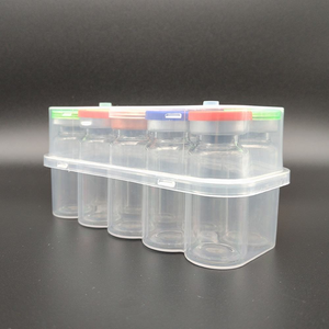Wholesale 3ml Transparent Freeze-dried Powder Storage <b>Plastic</b> <b>Box</b> pp 5ml 10 Vials <b>Box</b> Peptide Case Container - Product Image 3