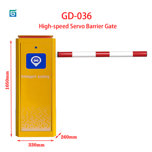 Rfid Barrier <strong>Gate</strong> For Garage With Yellow High-quality 1050*345*295mm Customizable Dark Automatic Black Rfid Barrier <strong>Gate</strong> - Product Image 3
