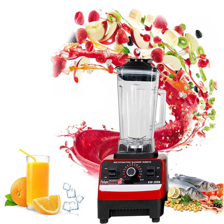 SC-1589 Silver Crest 2 in 1 Commercial Blender for Smoothies & Dry