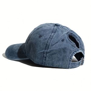 Gorra de Béisbol de Cola de Caballo Lavada, Estilo Retro, Suave y Casual, con Logotipo Personalizable - Product Image 5