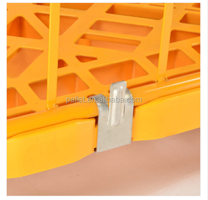 औद्योगिक लॉन्ड्री भंडारण ट्रॉली चार पहिया ओएम प्लास्टिक भारी शुल्क गोदाम लॉजिस्टिक टर्नओवर ट्रॉली - Product Image 5