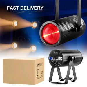 Barra de luz <span class=keywords><strong>Pinspot</strong></span> Zoom COB <span class=keywords><strong>LED</strong></span> <span class=keywords><strong>RGBW</strong></span> 60W 4 en 1 con zoom manual, efecto beam wash, para DJ, discoteca, fiestas, bodas y eventos. - Product Image 1