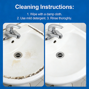 Nettoyant pour lavabos OEM ODM, formule à action rapide pour les taches d'eau, la saleté et les résidus <span class=keywords><strong>de</strong></span> savon, <span class=keywords><strong>nettoyage</strong></span> en profondeur pour céramique, 500 ml - Product Image 3