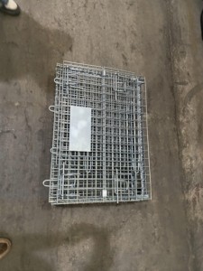 Contenedor Apilable de Alambre Metálico con Ruedas para Almacenamiento en Almacenes, Logística, Clasificación y Sistemas de Transporte Industrial Reutilizables - Product Image 1