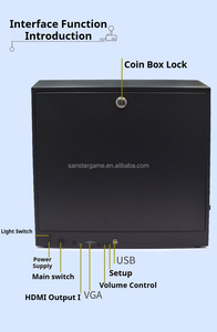 Máquina Arcade Bartop LCD de 22 Pulgadas S812 3D H3 <span class=keywords><strong>Pandora</strong></span> Box 23000 en 1 con Doble Joystick y Ranura para Monedas - Product Image 6