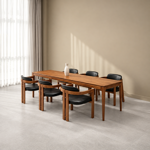 Chaise de salle à manger moderne en noyer courbé SINTERIOR, fauteuil rembourré, siège en bois, accent décoratif pour la maison, le bar et l'appartement, respectueux de l'environnement - Product Image 6