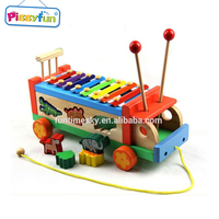 Vente en gros de mini xylophone en bois de haute qualité pour enfants