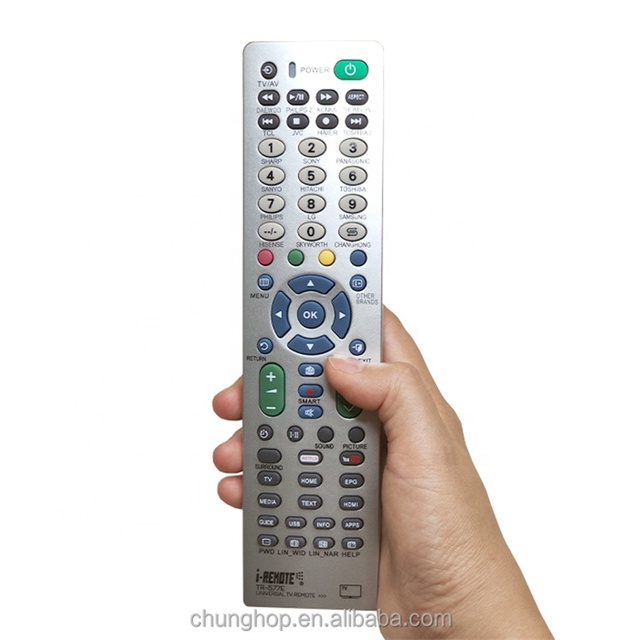TR577E I-REMOTE Universal Remote Control for TV with Fixed Code 30m Range 4 Buttons AAA Battery One-stop Service