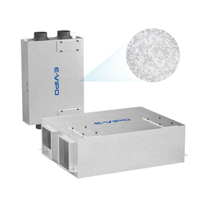 VMC Double Flux Air frais Ventilation Système ERV Rectangle Récupération de Chaleur HRV Ventilation MVHR pour Cuisine <span class=keywords><strong>Dressing</strong></span> Room Flexible - Product Image 2