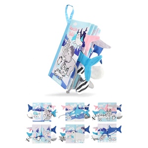 <span class=keywords><strong>Libro</strong></span> de tela suave lavable para bebés, <span class=keywords><strong>libro</strong></span> de tela con colas de animales variados, juguete educativo Montessori para <span class=keywords><strong>el</strong></span> desarrollo sensorial temprano de bebés - Product Image 1