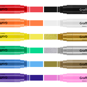 Markeerstift Acrylverf Pennen Marker Met 15Mm Tips Voor Het Tekenen, Schetsen Van Kunst Crafting Benodigdheden - Product Image 3