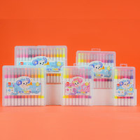 Art pour enfants Triangle barre Double tête stylo à eau marqueur facile lavable sécurité encre couleur marqueur peinture pour enfants stylo à colorier