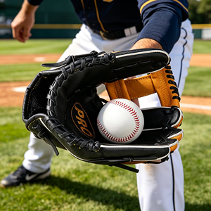 Gant de baseball/softball en cuir - Main gauche - Protection durable et légère de la paume - Cuir de porc - Vente flash - Product Image 1