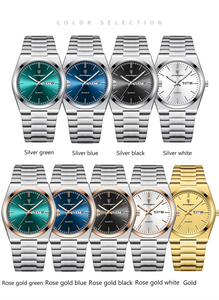 Orologio da Polso <span class=keywords><strong>al</strong></span> <span class=keywords><strong>Quarzo</strong></span> 930 di Alta Marca con Lancette Luminose per <span class=keywords><strong>Uomo</strong></span>, alla Moda, Business, con Calendario, in Lusso Acciaio Inossidabile - Product Image 6