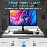 Filtre d'écran de confidentialité amovible en PET pour moniteur de bureau 32 pouces 16:9, anti-espionnage, anti-reflets, anti-lumière bleue, film facile à installer