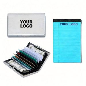 Estuche Personalizado con Logotipo y Nombre para Tarjetas de Visita, Regalos Promocionales Empresariales, Venta al Por Mayor de Id Factory - Product Image 1