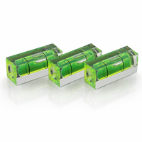 Niveau à bulle carré de qualité industrielle Yijia SL-001 15*15*36mm, précision +/-10MM, angle d'émission 180°, largeur de ligne 1.2mm, portée 0-5m
