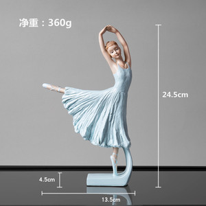 Adornos de Resina de Bailarina de <span class=keywords><strong>Ballet</strong></span>, Decoraciones Artísticas para el Hogar, Regalo de Cumpleaños - Product Image 6