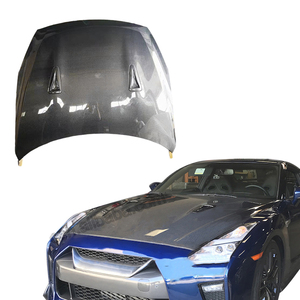 Capot moteur en fibre de carbone véritable style OEM personnalisé pour <span class=keywords><strong>Nissan</strong></span> GTR R35 2005-2017 – Amélioration du capot moteur en fibre de carbone - Product Image 1