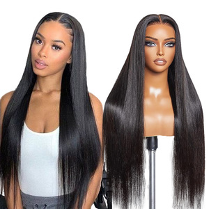 Cheveux humains vierges indiens Remy de marque Gold Bell en gros, densité 200 %, HD complet pour <span class=keywords><strong>perruque</strong></span>, transparent naturel pour dentelle - Product Image 1