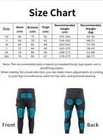 Leggings EMS à électrodes sèches avec technologie sans eau pour une préparation rapide