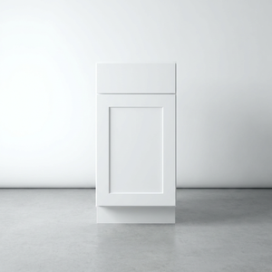 Armoire de cuisine moderne blanche de style <span class=keywords><strong>Shaker</strong></span> à assembler soi-même avec option îlot central - Product Image 1