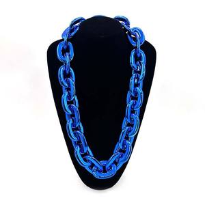 Kalung Rantai Cuban <span class=keywords><strong>Link</strong></span> Emas Hip Hop Besar, Kalung Rantai Penggemar 3D Busa nfl - Product Image 4
