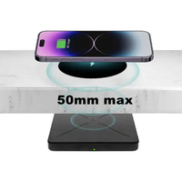 Chargeur sans fil dissimulé sous table 50 mm, système de gestion de l'énergie pour collection domestique
