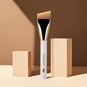 Chichodo Angled Foundation <b>Brush</b> 31mm Synthetic Fibers Acrylic Handle For <b>Smooth</b> Application - Product Image 5