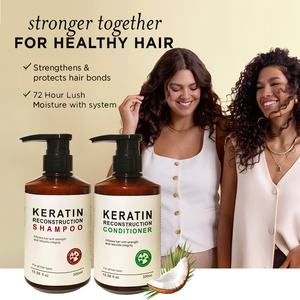 Ensemble de shampooings antipelliculaires à la kératine avec contrôle du sébum hydratant pour l'amélioration des frisottis - Product Image 3