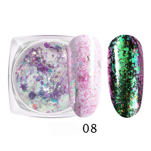 Copos de purpurina irregulares de Camaleón de 11 colores, Nube de brocado ultrafina, tarro de 3G, copos de lámina para <span class=keywords><strong>uñas</strong></span>, polvo de camaleón para manicura - Product Image 6