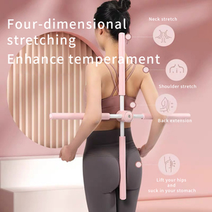 Corrector de postura de hombro abierto de alta calidad, accesorios de tonificación de espalda de belleza, <span class=keywords><strong>palo</strong></span> de Fitness para Yoga Pilates - Product Image 3