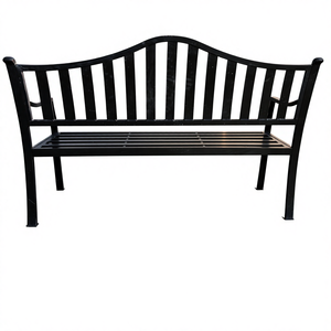 <span class=keywords><strong>Panchina</strong></span> <span class=keywords><strong>da</strong></span> Parco in Alluminio Pressofuso dal Design Moderno, Arredo <span class=keywords><strong>da</strong></span> <span class=keywords><strong>Giardino</strong></span> Antiruggine di Alta Qualità - Product Image 4