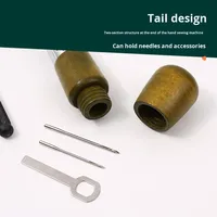 Poinçon de couture en cuir bricolage outils de couture à la main coupe-diamant et outils de Sculpture en cuir pour travaux d'aiguille